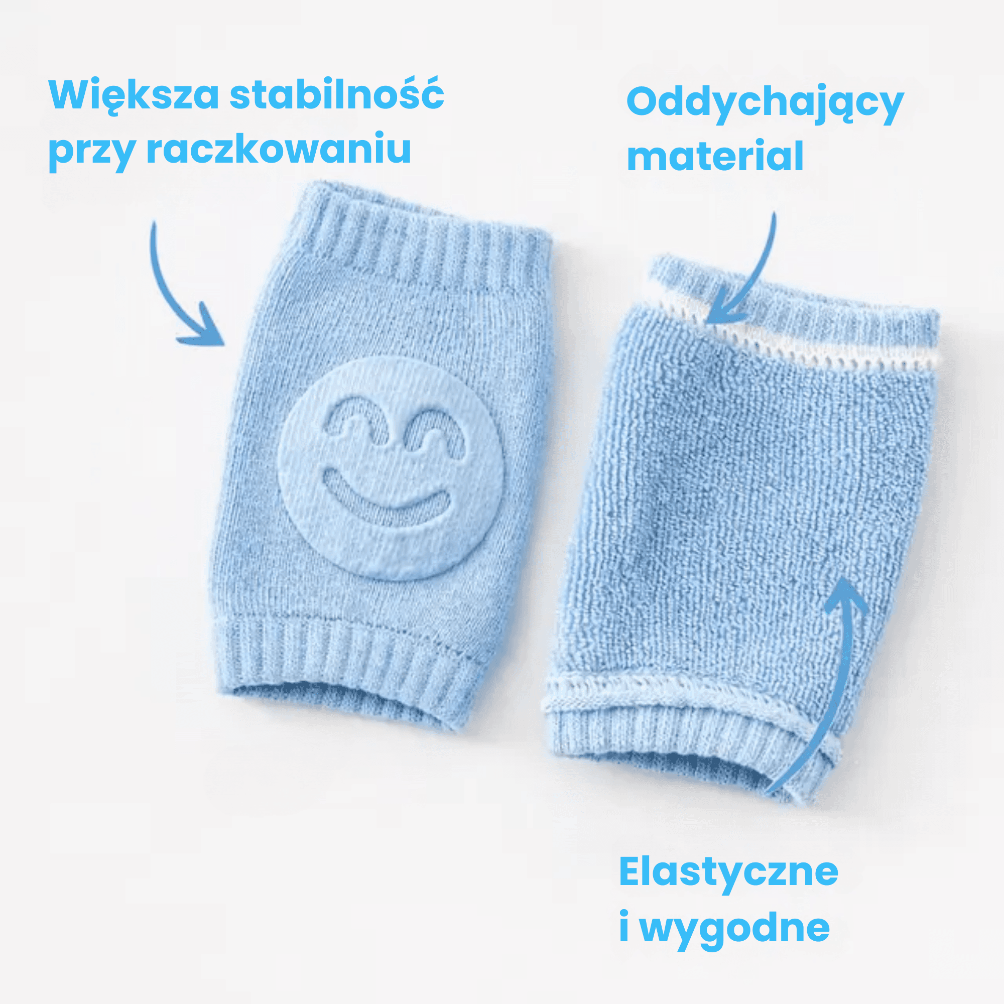 Raczkolki - ochrona kolan w czasie raczkowania