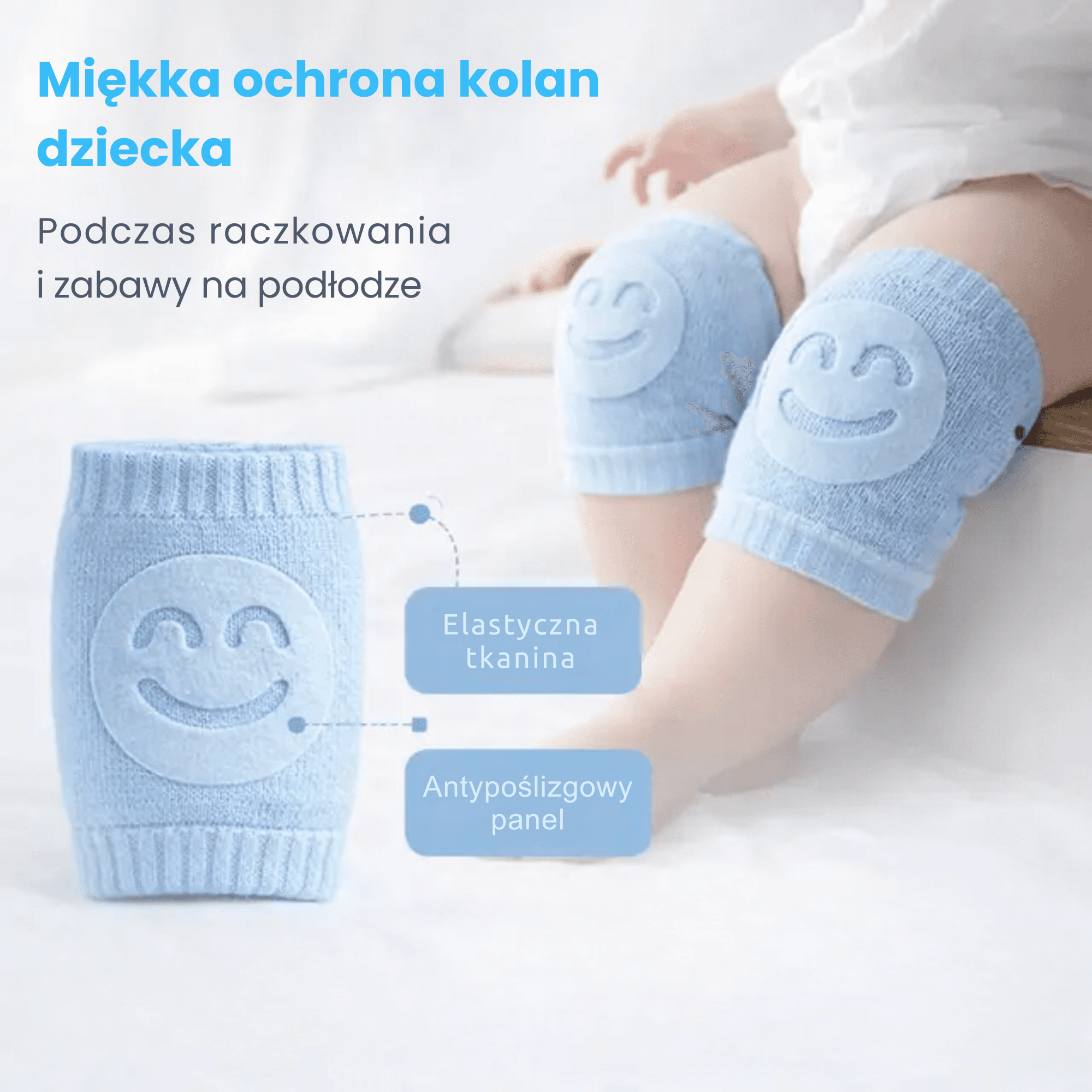 Raczkolki - ochrona kolan w czasie raczkowania